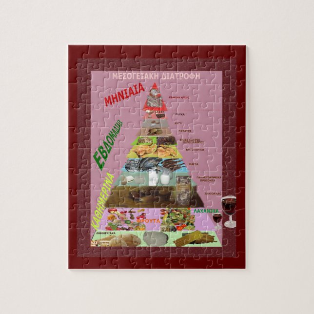 Mediterranean Diet Jigsaw Puzzle (Vertical)