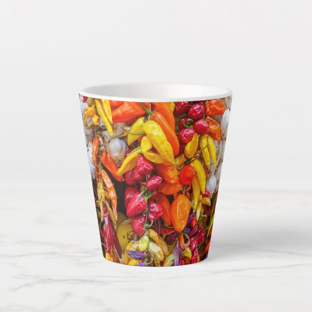 Mediterranean flavours latte mug (Front)