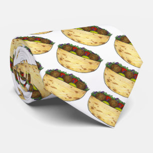 Mediterranean Food Falafel Pita Sandwich Tie