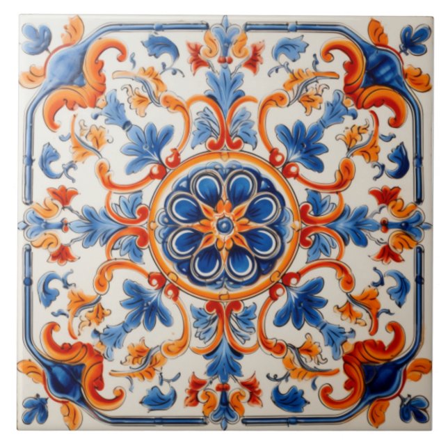 Mediterranean Garden Tile (Front)
