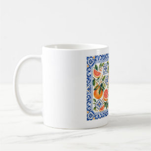 Mediterranean Grapefruit Bloom Coffee Mug