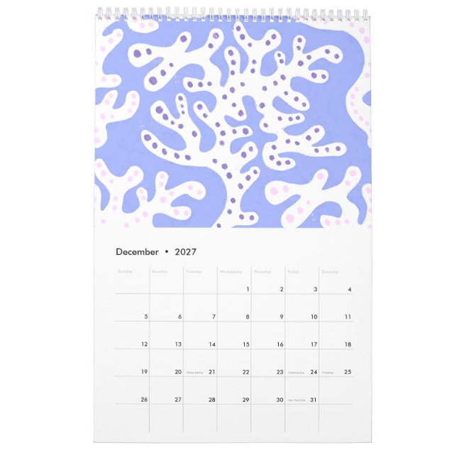 Mediterranean Greek Patterns & Scenes Calendar (Dec 2027)