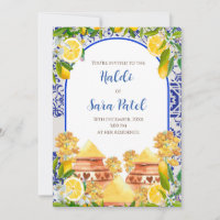 Mediterranean Haldi invites Italian decor Haldi