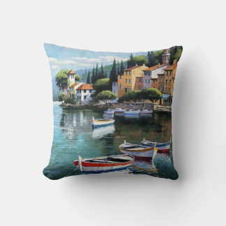Mediterranean Harbor Serenity Cushion