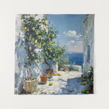 Mediterranean Impressionism with Lemons