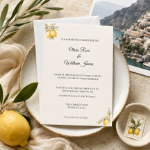 Mediterranean Italian Coastal Luxury wedding
