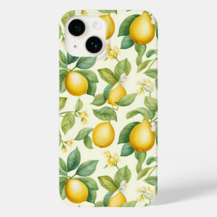 Mediterranean Lemon Blossoms Citrus Case-Mate iPhone 14 Case