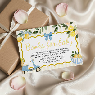 Mediterranean Lemon Books for Baby Card
