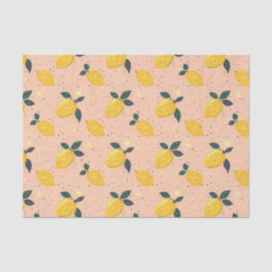 Mediterranean Lemon Botanical Tissue Paper