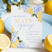 Mediterranean Lemon Bridal Shower