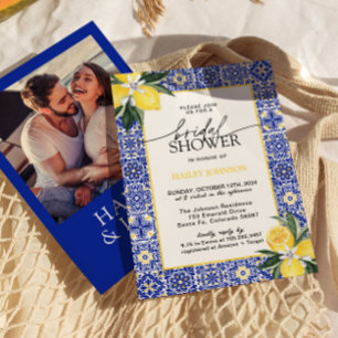 Mediterranean Lemon Bridal Shower, Main Squeeze Invitation