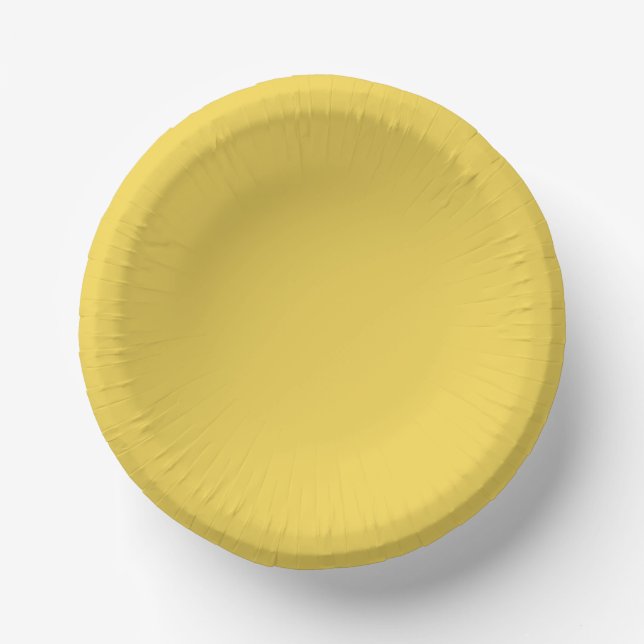 Mediterranean Lemon Citrus Wedding Paper Plate (Front)