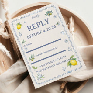 Mediterranean Lemon Floral Response Design