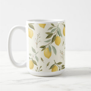 Mediterranean Lemon Garden Mug