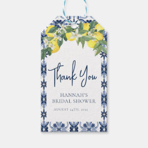 Mediterranean Lemon Main Squeeze Bridal Favour Tag