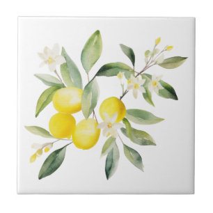 Mediterranean Lemon Tuscany Design Tile