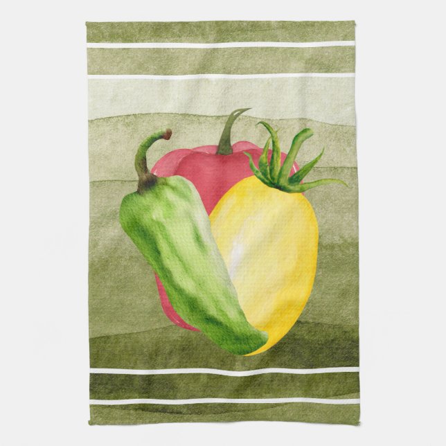 Mediterranean Mix and Match Kitchen Towels (Vertical)