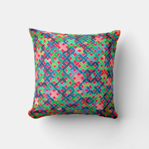 Mediterranean Mosaic Throw Pillow