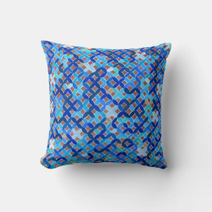 Mediterranean Mosaic Throw Pillow