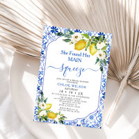 Mediterranean Positano Main Squeeze Bridal Shower