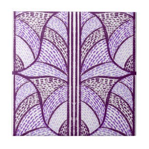 Mediterranean Purple Mosaic Pattern Tile