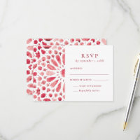 Mediterranean Red Moroccan Tile Wedding