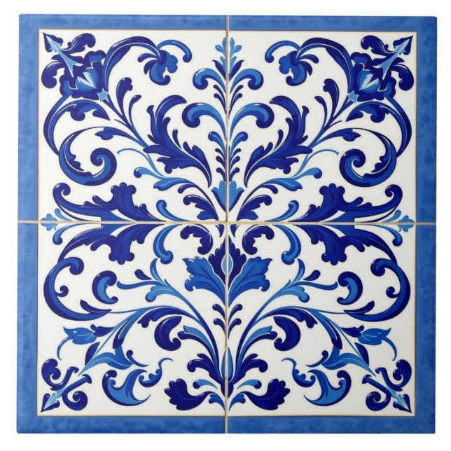 mediterranean scrollwork tile (Front)