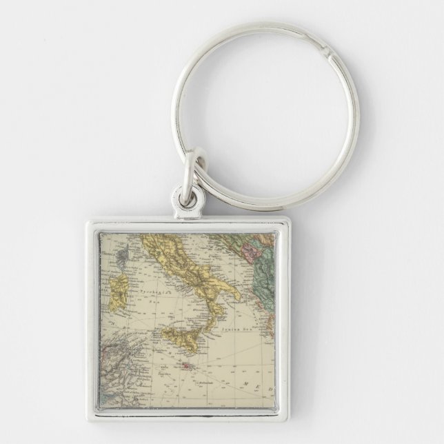 Mediterranean Sea 3 Key Ring (Front)