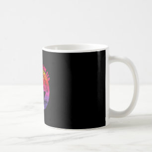 Mediterranean Sea Cruise 2023 Retro Sunset Family Coffee Mug