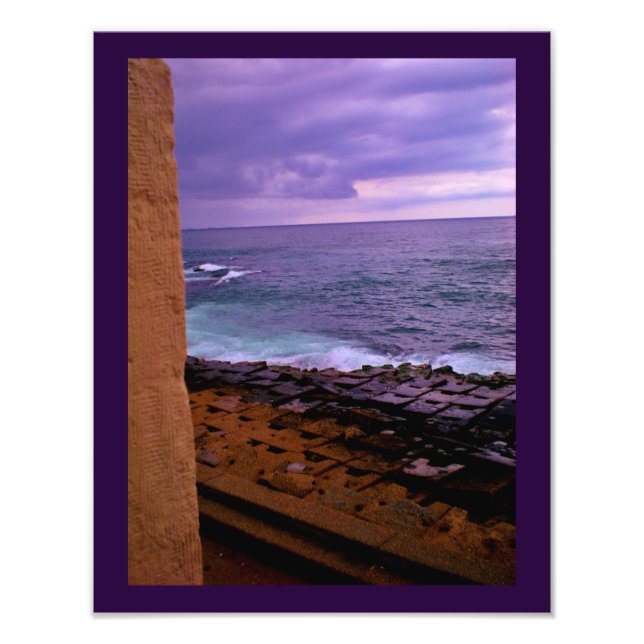Mediterranean Sea from Qaitbay Citadel Photo Print (Front)