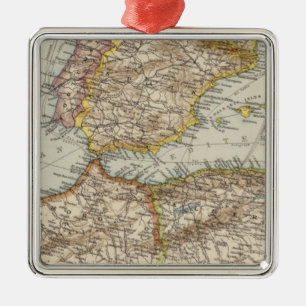 Mediterranean Sea W Metal Tree Decoration