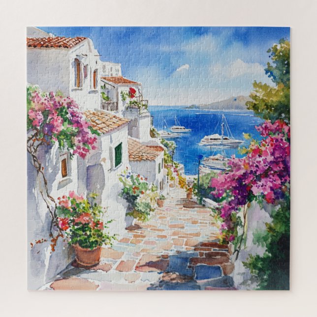Mediterranean Summer Jigsaw Puzzle (Vertical)