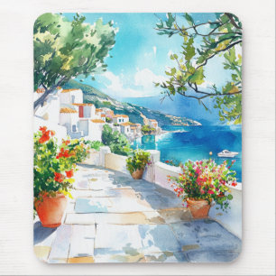 Mediterranean Summer Mouse Pad