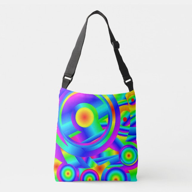 Mediterranean Sunrise   Crossbody Bag (Front)