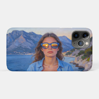 Mediterranean Sunset Reflections – Modern Coastal Case-Mate iPhone Case