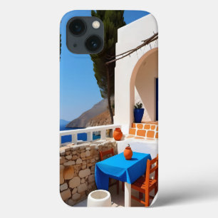 Mediterranean Terrace View iPhone 13 Case