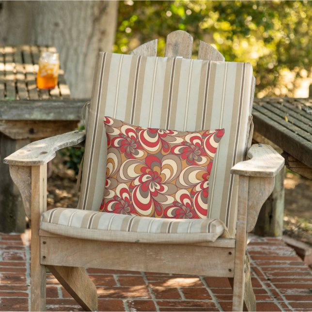 Mediterranean  tile bohemian aesthetic  cushion (Chair)