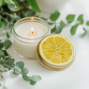 Mediterranean Tile flower Italian Positano Lemon Classic Round Sticker