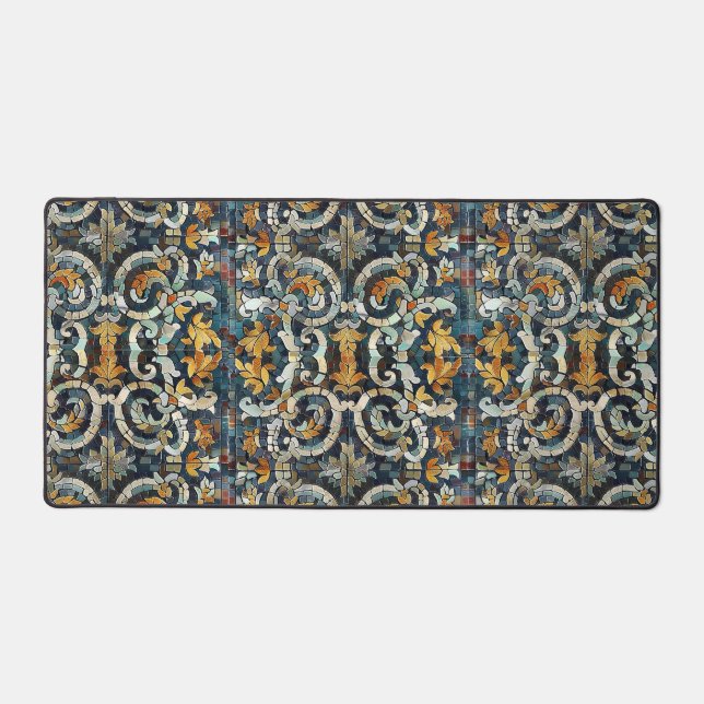 Mediterranean Tile Masterpiece Desk Mat (Front)