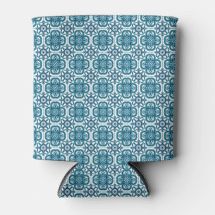 MEDITERRANEAN TILE - teal Can Cooler