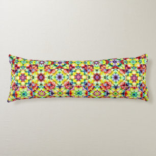 Mediterranean Tiles, Alcohol Ink Tiles, Majolica Body Cushion