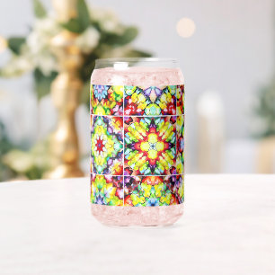 Mediterranean Tiles, Alcohol Ink Tiles, Majolica Can Glass
