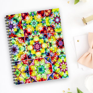 Mediterranean Tiles, Alcohol Ink Tiles, Majolica Planner