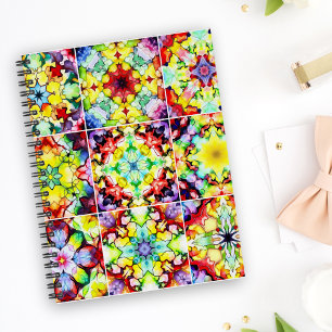 Mediterranean Tiles, Alcohol Ink Tiles, Majolica Planner