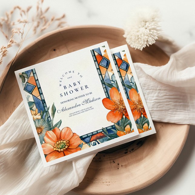 Mediterranean Tiles Amalfi Capri Napkin (Creator Uploaded)