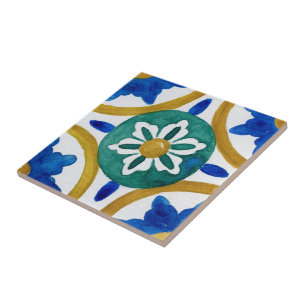 Mediterranean tiles,majolica, Sicilian style Tile