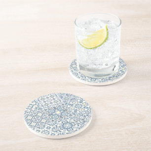 Mediterranean Tiles, Moroccan, Majolica, Azulejo Coaster