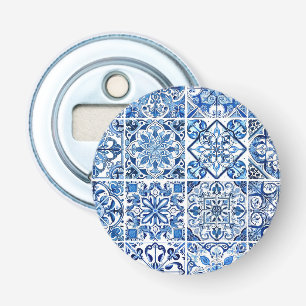 Mediterranean Tiles, Portugese, Azulejo, Majolica Bottle Opener