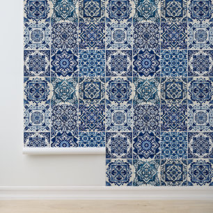 Mediterranean Tiles, Portugese, Azulejo, Majolica Wallpaper