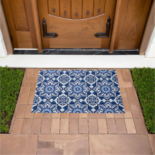Mediterranean Tiles, Portuguese, Azulejo, Majolica Doormat